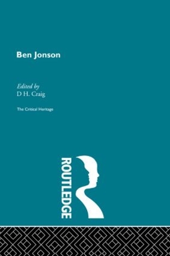 Бумажная книга «Ben Jonson: The Critical Heritage» - фото №1