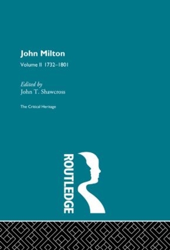 Бумажная книга «John Milton: The Critical Heritage Volume 2 1732-1801» - фото №1