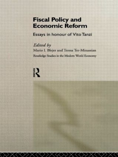 Паперова книга «Fiscal Policy and Economic Reforms: Essays in Honour of Vito Tanzi» - фото №1