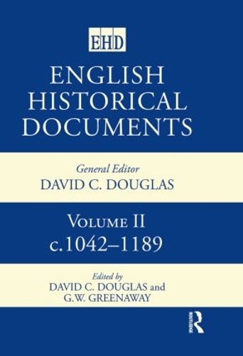 Бумажная книга «English Historical Documents: 1042–1189» - фото №1