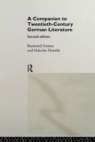 Паперова книга «A Companion to Twentieth-Century German Literature» - фото №1
