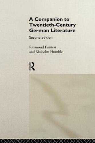 Паперова книга «A Companion to Twentieth-Century German Literature» - фото №1
