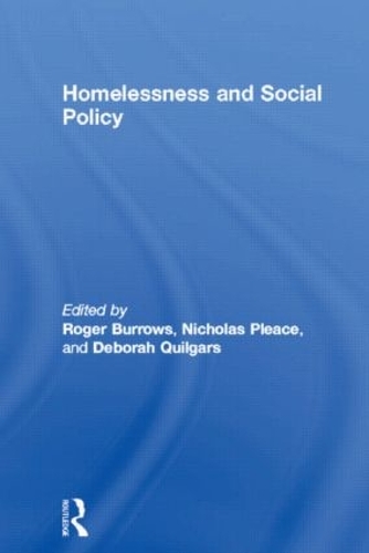 Бумажная книга «Homelessness and Social Policy» - фото №1