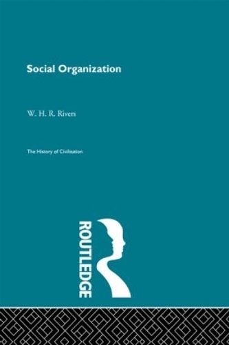 Паперова книга «Social Organization», авторів В.Х.Р. Ріверс, В.Дж. Перрі - фото №1