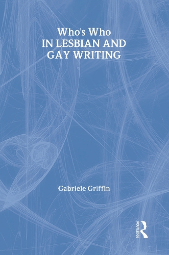 Бумажная книга «Who's Who in Lesbian and Gay Writing» - фото №1