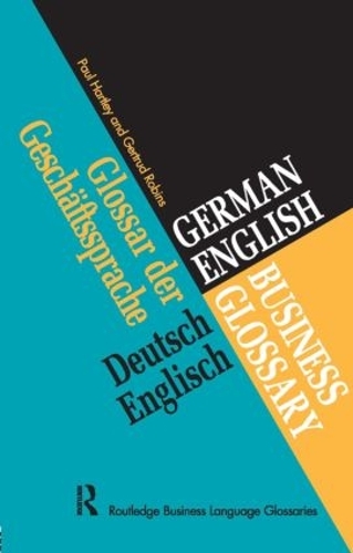 Бумажная книга «German/English Business Glossary», авторов Гертруд Робинс, Пол Хартли - фото №1
