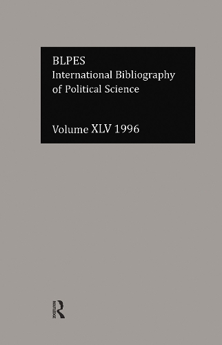 Бумажная книга «IBSS: Political Science: 1996 Volume 45» - фото №1