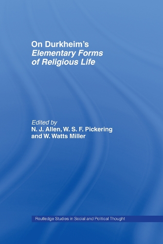 Паперова книга «On Durkheim's Elementary Forms of Religious Life» - фото №1