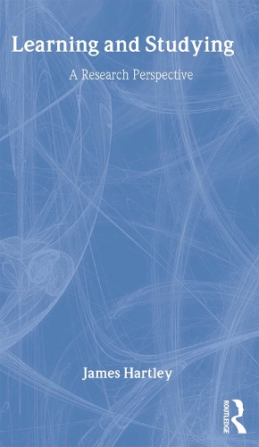 Паперова книга «Learning and Studying: A Research Perspective», автор Джеймс Гартлі - фото №1