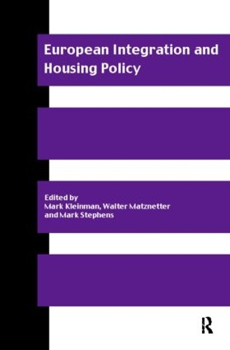 Бумажная книга «European Integration and Housing Policy» - фото №1