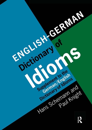 Бумажная книга «English/German Dictionary of Idioms: Supplement to the German/English Dictionary of Idioms», автор Ханс Шеманн - фото №1