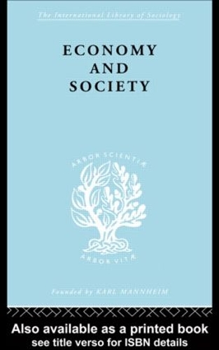 Бумажная книга «Economy and Society: A Study in the Integration of Economic and Social Theory», авторов Нил Смелсер, Талкотт Парсонс - фото №1