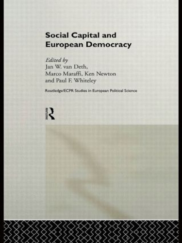 Паперова книга «Social Capital and European Democracy» - фото №1