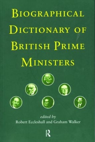 Паперова книга «Biographical Dictionary of British Prime Ministers» - фото №1