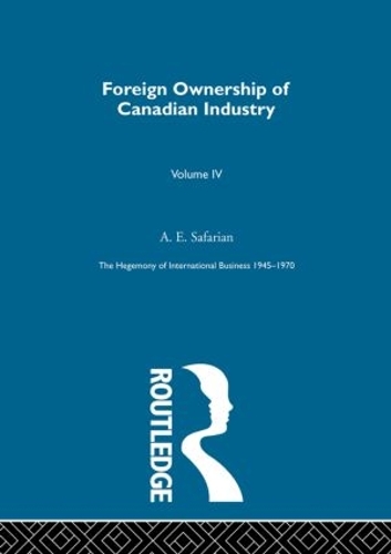 Бумажная книга «Foreign Ownership Canadn Indus», автор А. Э. Сафарян - фото №1