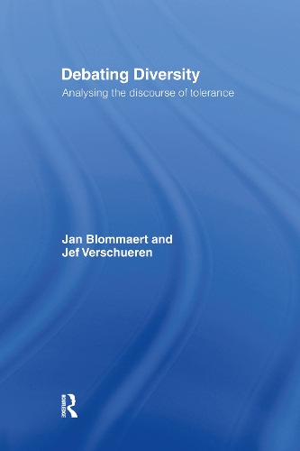 Паперова книга «Debating Diversity: Analysing the Discourse of Tolerance», авторів Ян Бломмаерт, Джеф Вершюрен - фото №1