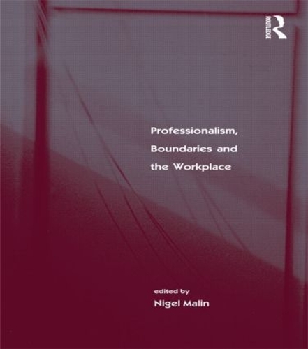 Бумажная книга «Professionalism, Boundaries and the Workplace» - фото №1