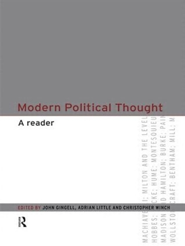 Паперова книга «Modern Political Thought: A Reader» - фото №1