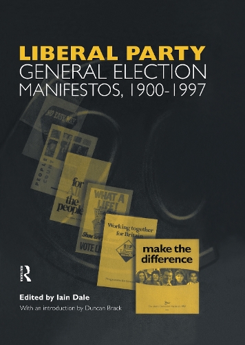 Бумажная книга «Volume Three. Liberal Party General Election Manifestos 1900-1997» - фото №1