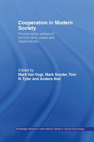 Бумажная книга «Cooperation in Modern Society: Promoting the Welfare of Communities, States and Organizations» - фото №1