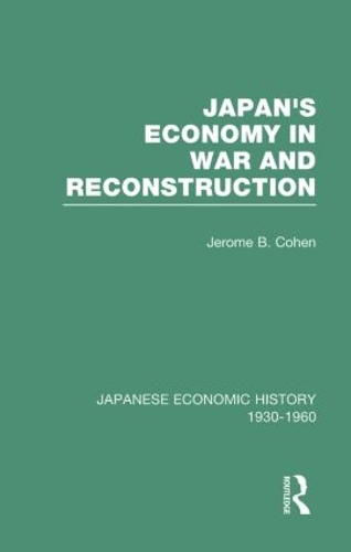 Бумажная книга «Japans Econ War&Reconstrct V 2», автор Джером Б. Коэн - фото №1