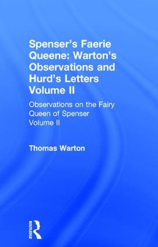 Бумажная книга «Observations On Fairy Queen V2», автор Томас Уортон - фото №1