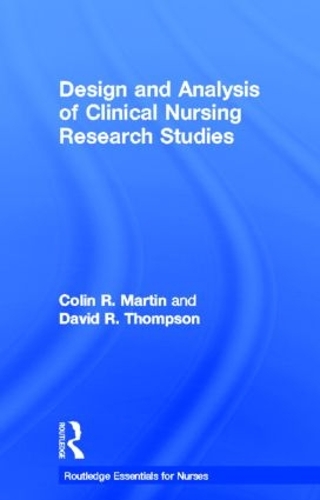 [object Object] «Design and Analysis of Clinical Nursing Research Studies», авторів Колін Р. Мартін, Девід Р. Томпсон - фото №1