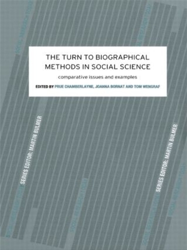 Бумажная книга «The Turn to Biographical Methods in Social Science: Comparative Issues and Examples», авторов Джоанна Борнат, Прю Чемберлейн, Том Венграф - фото №1