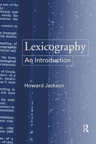 Паперова книга «Lexicography: An Introduction», автор Говард Джексон - фото №1