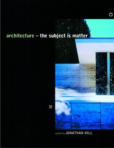 Бумажная книга «Architecture: The Subject is Matter» - фото №1