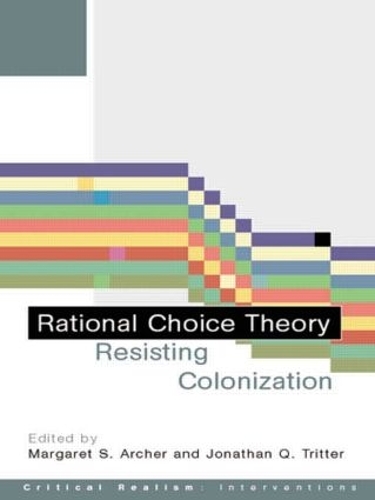 Паперова книга «Rational Choice Theory: Resisting Colonisation» - фото №1
