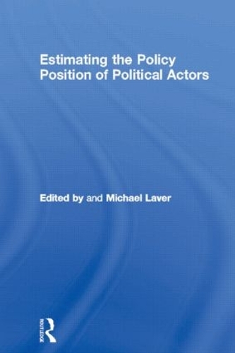 Бумажная книга «Estimating the Policy Position of Political Actors» - фото №1
