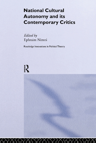 Бумажная книга «National-Cultural Autonomy and its Contemporary Critics» - фото №1
