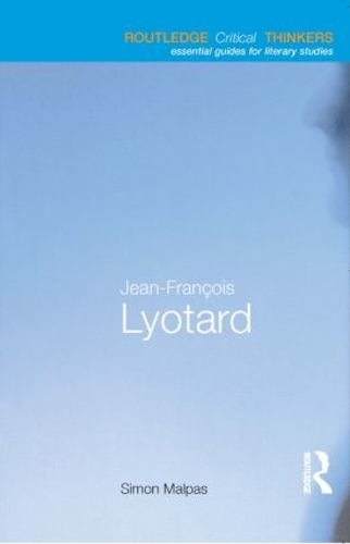 Бумажная книга «Jean-François Lyotard», автор Саймон Малпас - фото №1