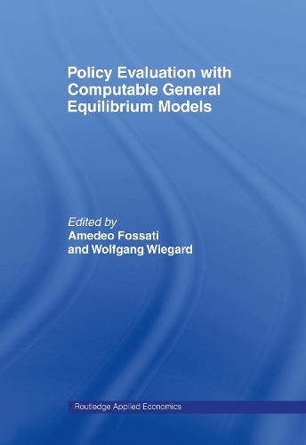 Бумажная книга «Policy Evaluation with Computable General Equilibrium Models» - фото №1