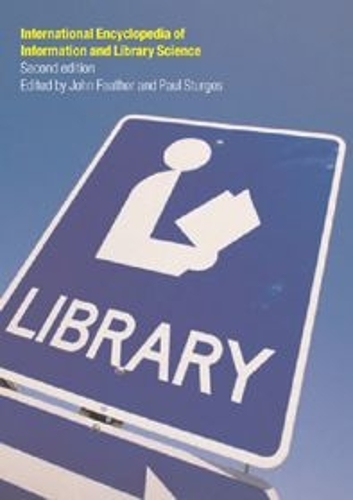 Бумажная книга «International Encyclopedia of Information and Library Science» - фото №1