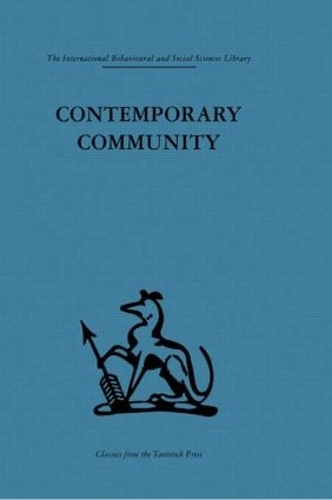 Бумажная книга «Contemporary Community: Sociological illusion or reality?» - фото №1