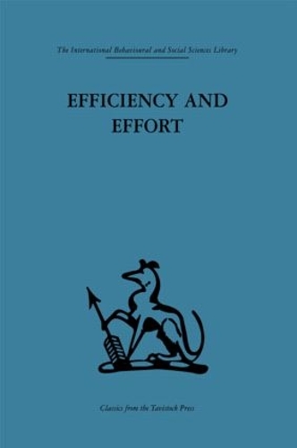 Паперова книга «Efficiency and Effort: An analysis of industrial administration» - фото №1