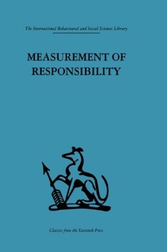Бумажная книга «Measurement of Responsibility: A study of work, payment, and individual capacity» - фото №1