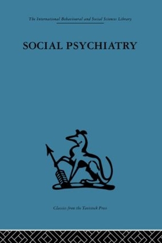 Бумажная книга «Social Psychiatry: A study of therapeutic communities» - фото №1