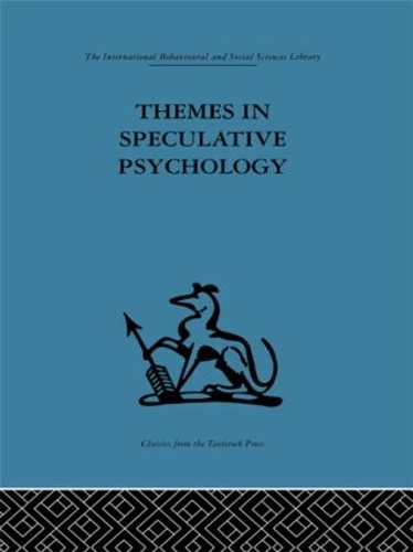Бумажная книга «Themes in Speculative Psychology» - фото №1