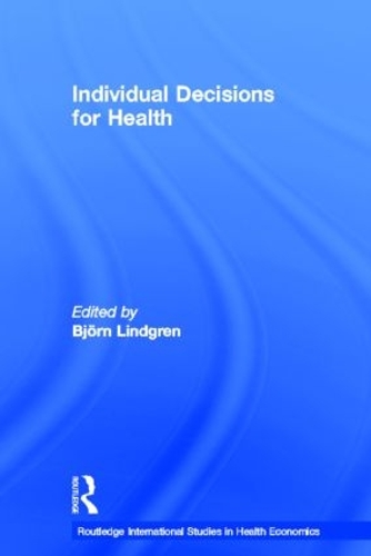 Бумажная книга «Individual Decisions for Health» - фото №1