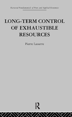 Бумажная книга «Long Term Control of Exhaustible Resources», автор П. Лассерре - фото №1
