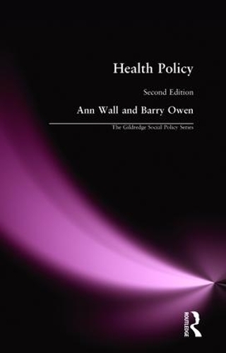 Паперова книга «HEALTH POLICY», авторів Енн Волл, Баррі Оуен - фото №1