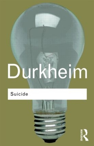Бумажная книга «Suicide: A Study in Sociology», автор Эмиль Дюркгейм - фото №1