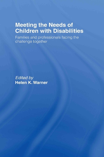 Бумажная книга «Meeting the Needs of Children with Disabilities: Families and Professionals Facing the Challenge Together» - фото №1