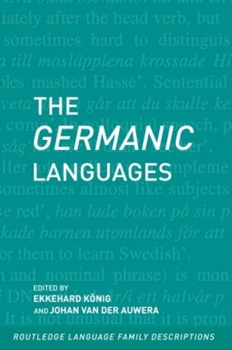 Паперова книга «The Germanic Languages», авторів Еккехард Кеніг, Йохан ван дер Аувера - фото №1