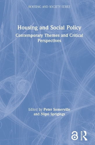 Бумажная книга «Housing and Social Policy: Contemporary Themes and Critical Perspectives» - фото №1