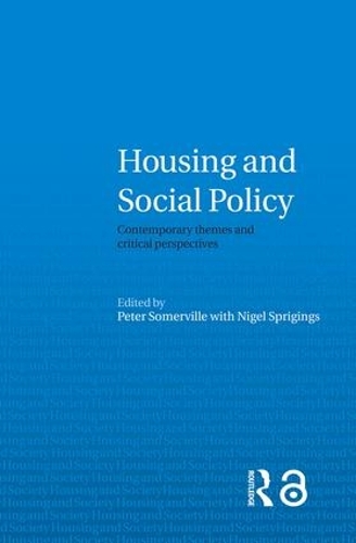 Бумажная книга «Housing and Social Policy: Contemporary Themes and Critical Perspectives» - фото №1