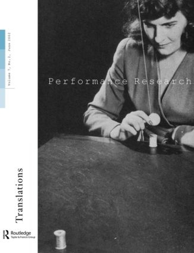 Бумажная книга «Performance Research V7 Issu 2» - фото №1